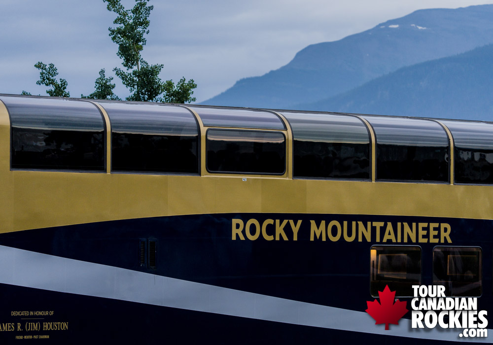 Rocky Mountaineer Train in Jasper National Park